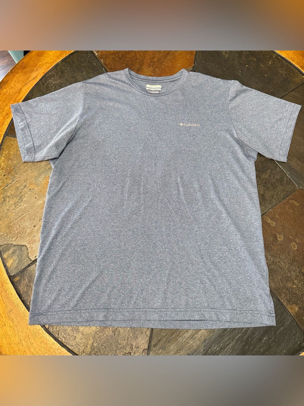 Columbia Performance Short Sleeve Tee - Heather Slate Blue
